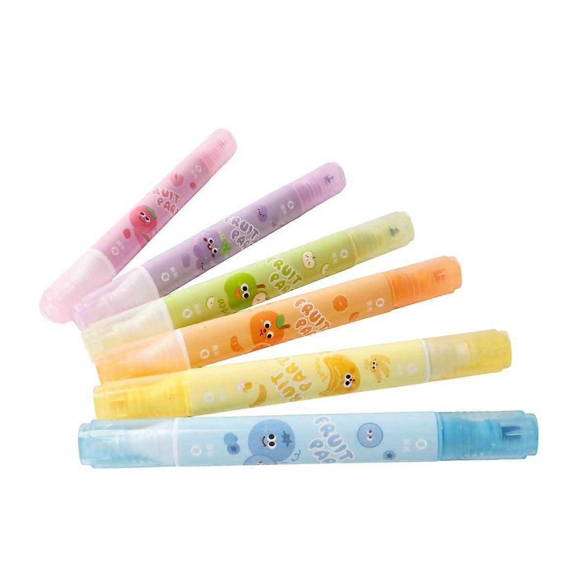 6pcs erasable highlighter
