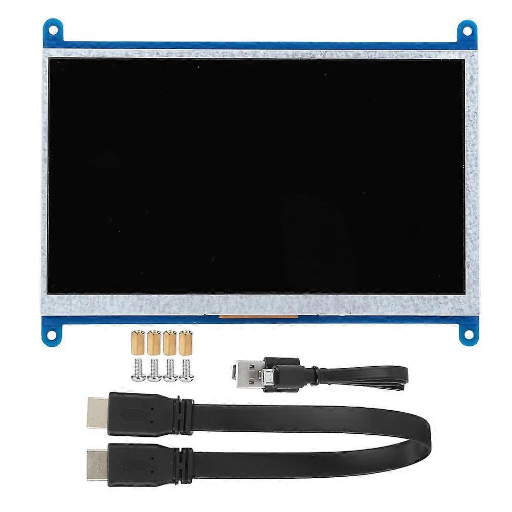 Display Screen for Raspberry Pi HDMI 1024 x 600 7 inch Backlight Switch USB Power Supply