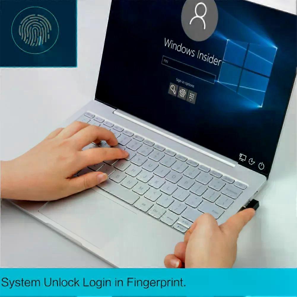 con Metal Fingerprint Reader Module Portable USB Fingerprint Reader Module Device Laptop PC Biometrics Security Key for Windows10/11