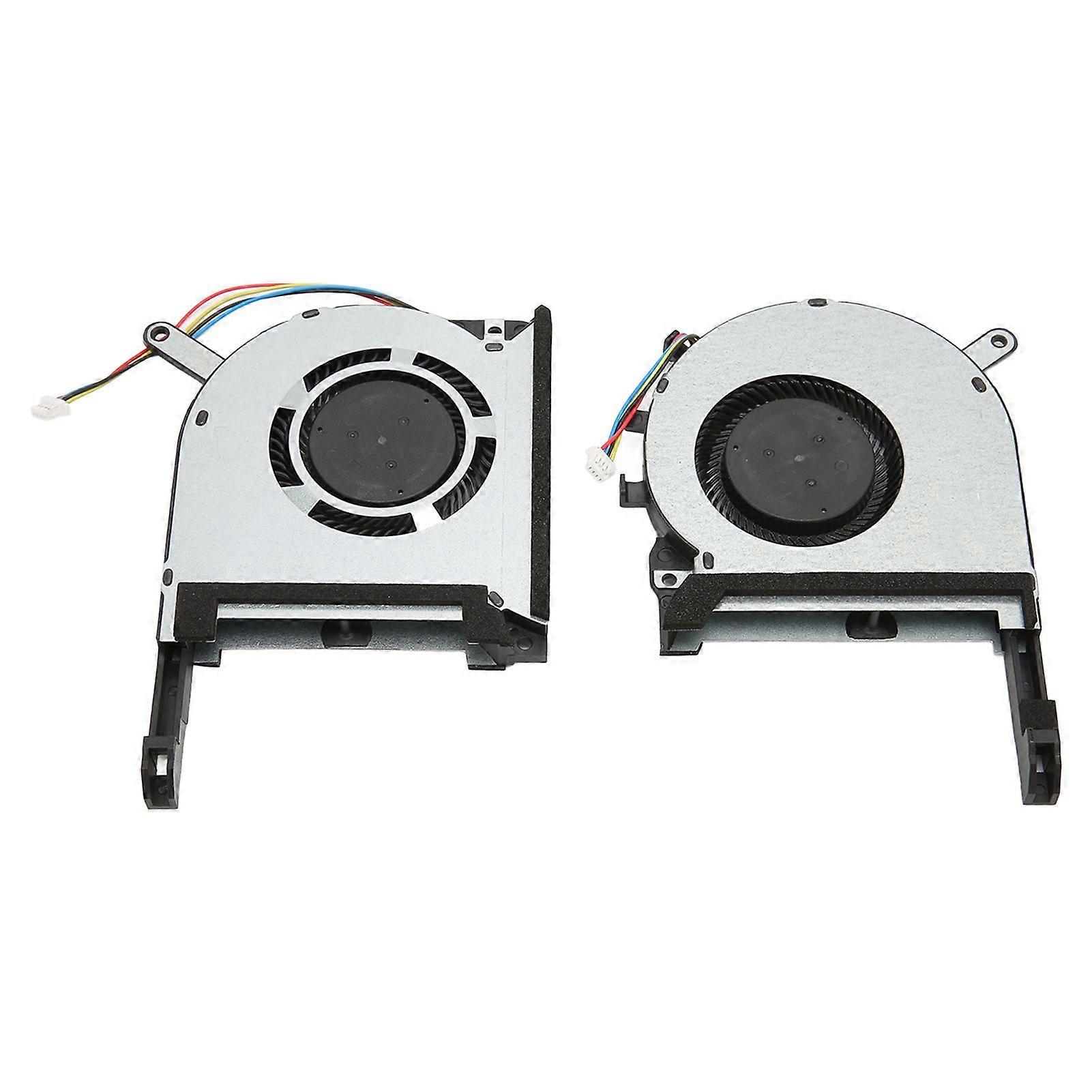 Laptop Cooling Fan 4 Pin Connector Easy to Connect Fast Cooling Laptop Cooling Fan for Asus FX505 FX705G DFX95D FX86 CPU GPU Fan