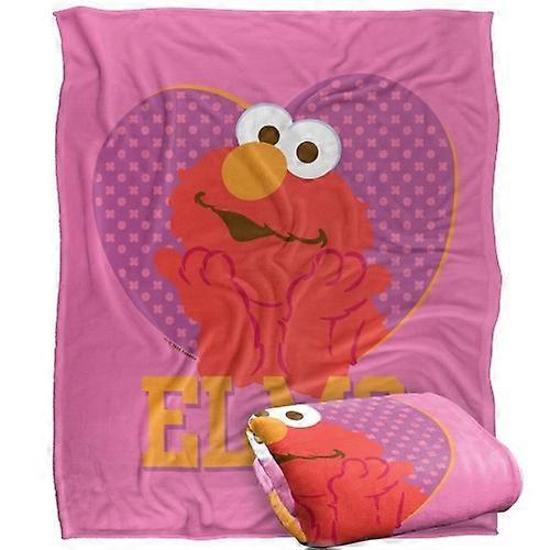 Sesame Street Heart Elmo Blanket