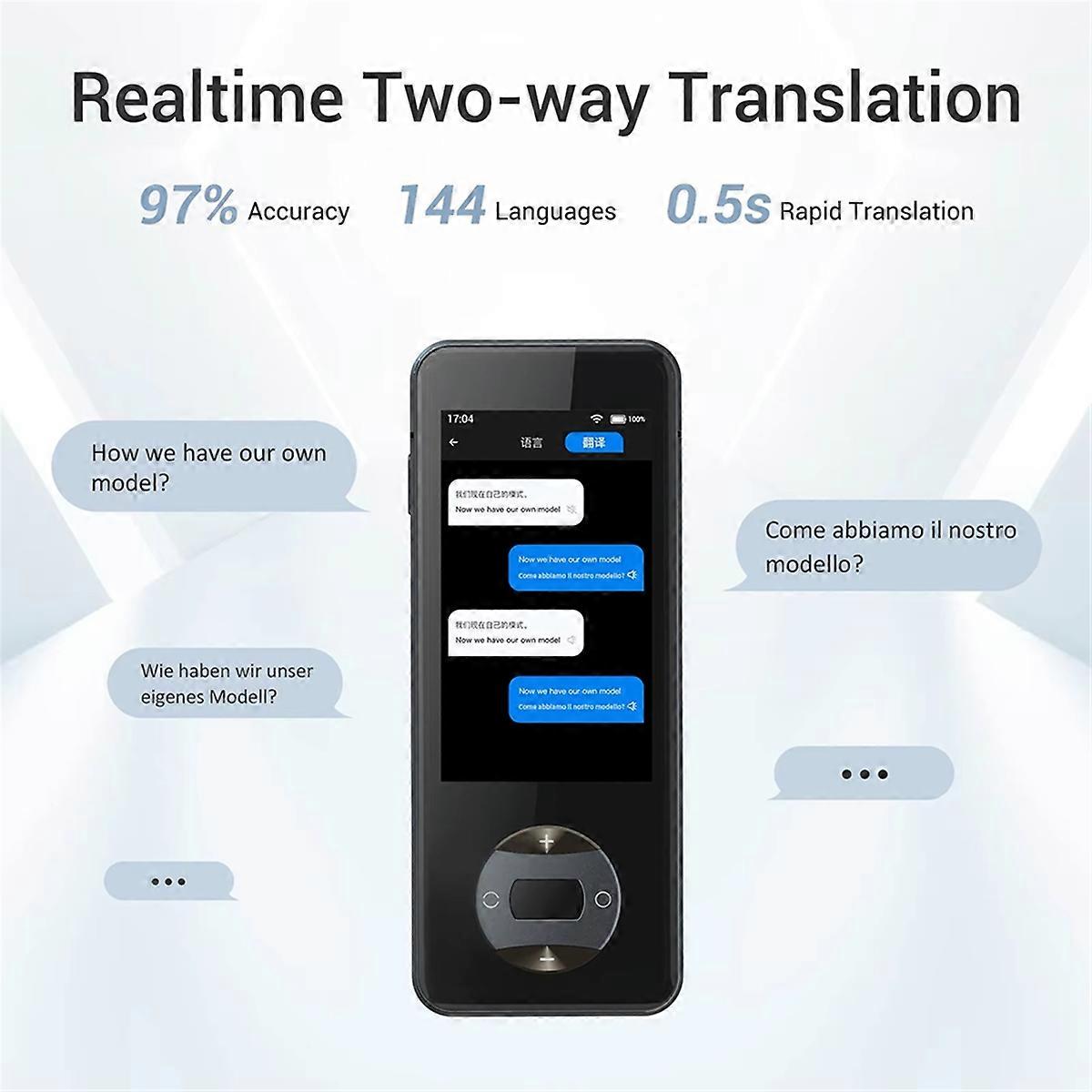 W10 Translator 144 Sprachen Sofortiger Offline-Sprachübersetzer