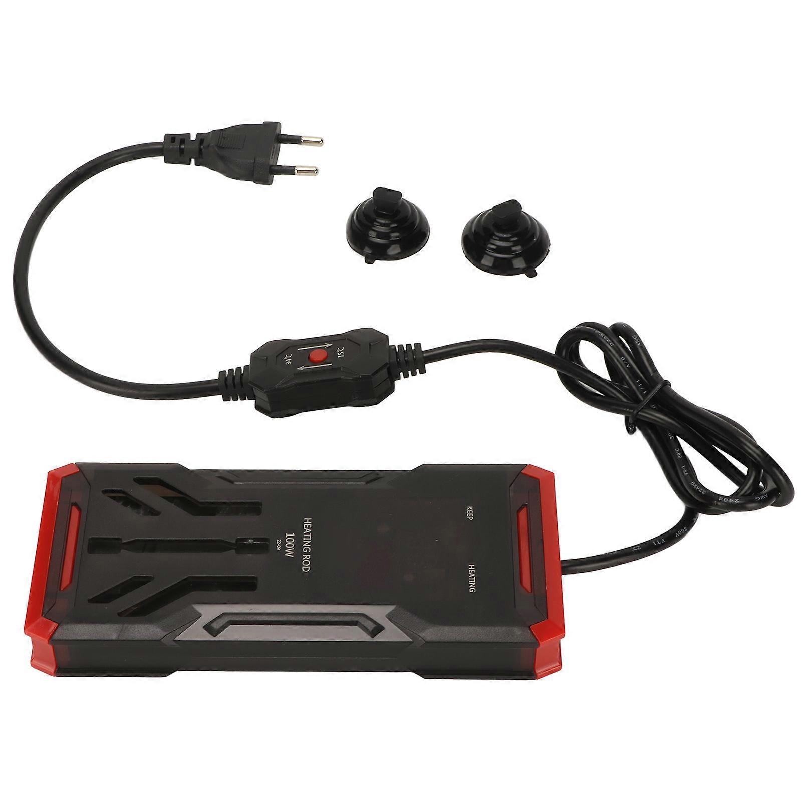 Submersible Aquarium Heater 100W Auto Frequency Conversion Constant Temp LED Display Fish Tank Heating Rod