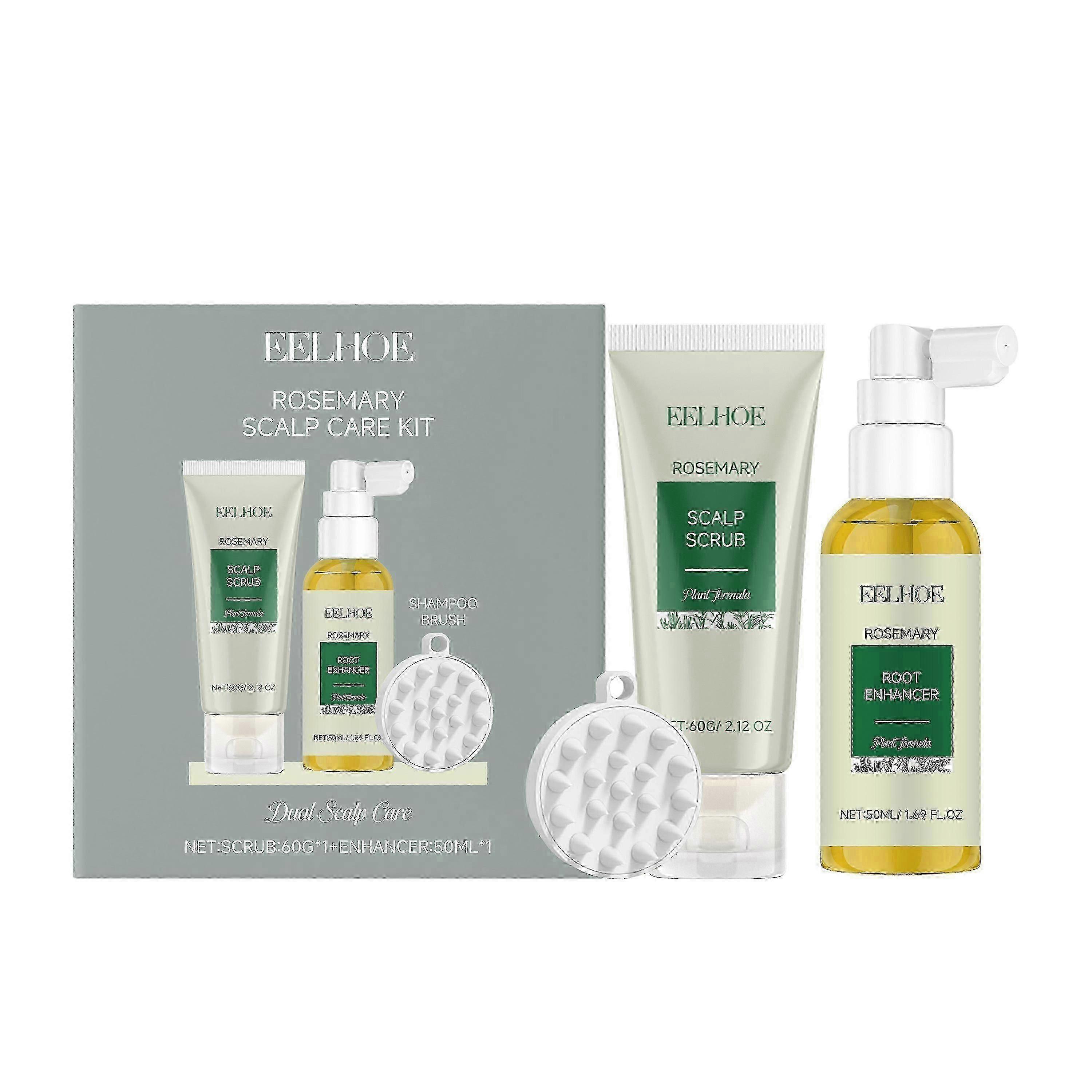 EELHOE rosemary scalp care set, gentle care, cleansing scalp, soft, moisturizing, soothing and nourishing