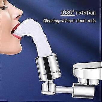 Universal Rotate Robotic Arm Tap Extender Foldable Kitchen Sink 1080 Swivel Extension Faucet Aerator