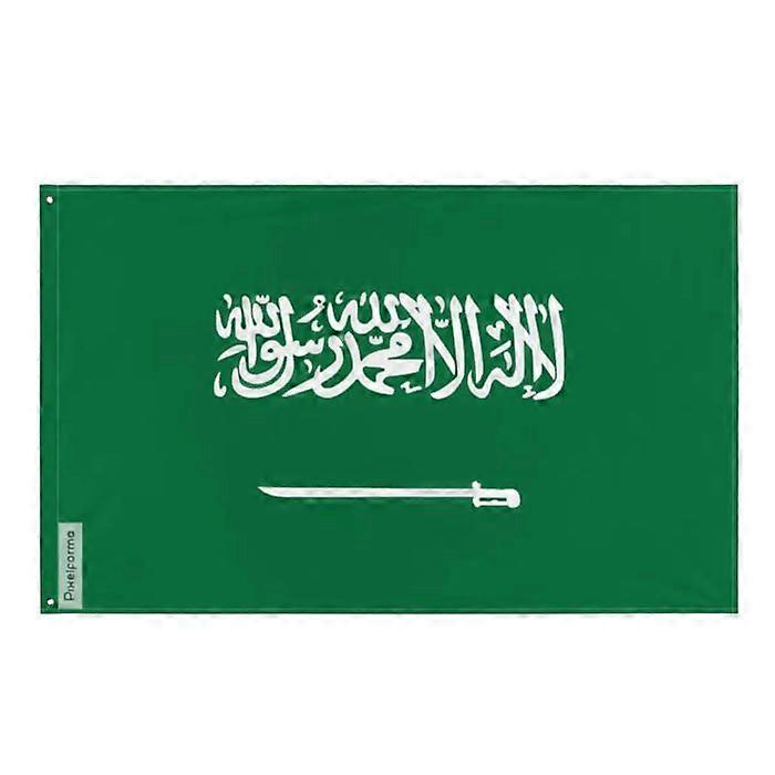 Flag of Saudi Arabia – 128 x 192 cm – Polyester – Iron eyelets – Durable