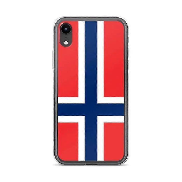 iPhone Case - Svalbard and Jan Mayen - XR - Flexible - Multicolor - Flag Design