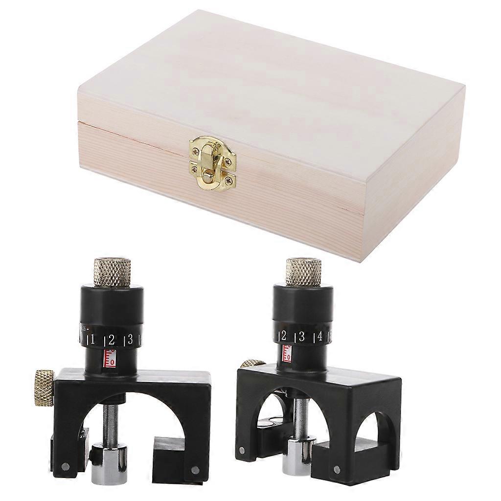 2Pcs Adjustable Magnetic Planer Knife Setting Jig Blade Jointer Gauge Setter For