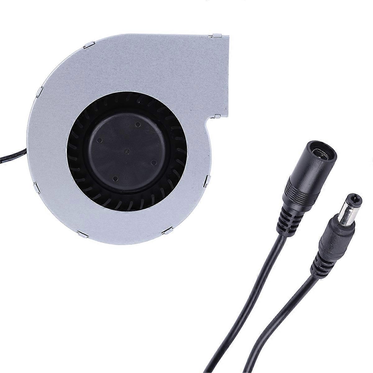 6000RPM Barbecue Fan with Variable Speed Controller DC 12V Blower Fan BBQ Blower Fan for Picnic Gri