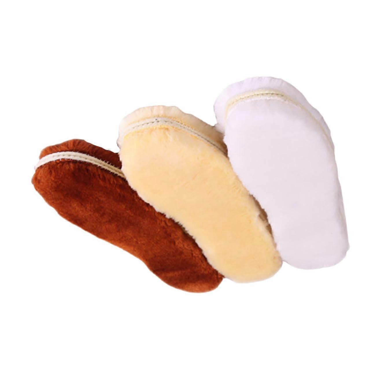 Warm Insoles for Shoes Winter Insoles Thicken Soft Comfortable Random Color Ref: 4345