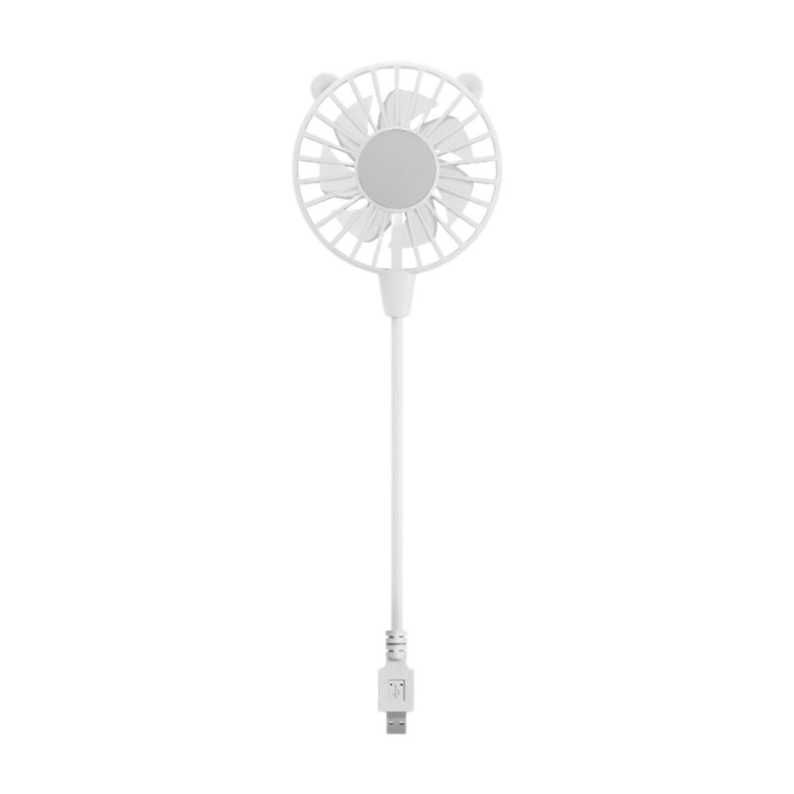 Mini Tragbarer USB-Lüfter Flexibler Hals für Desktops oder Laptops Geringes Gewicht