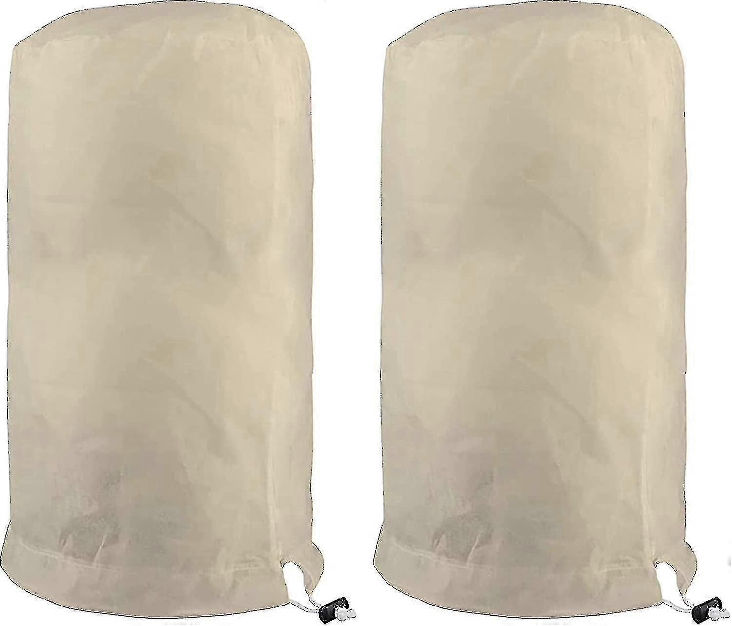 2pcs Pflanze Überwinterungsabdeckung, 80100cm Olivenbaum Überwinterungsabdeckung, Baumüberwinterungsabdeckung, Tomaten Zitrone Baumabdeckung, Winterabdeckung für Pflanzen Gar