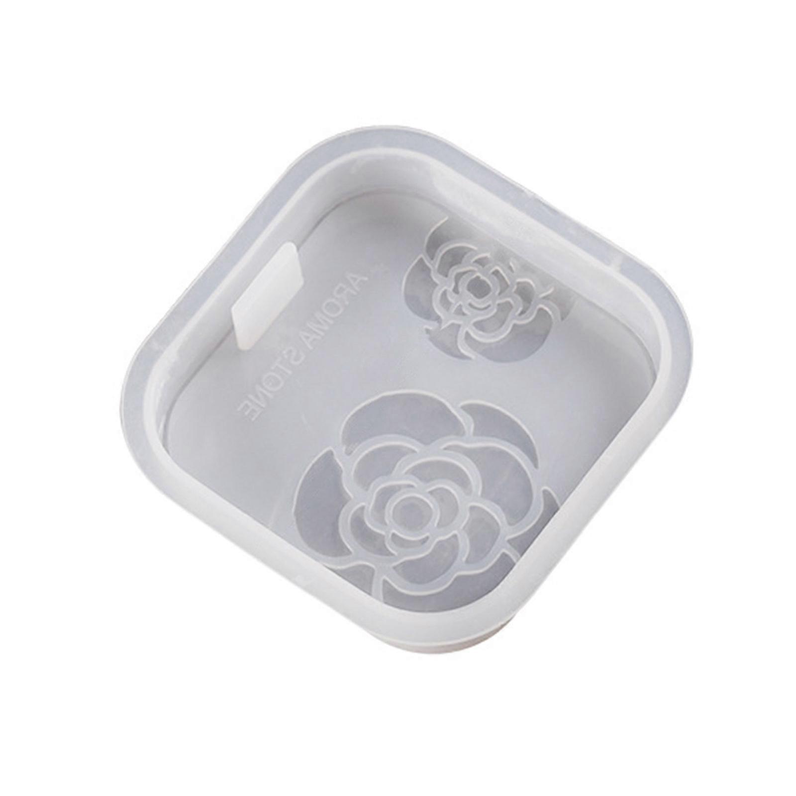 DIY Silicone Mold with Hole, Letter/Ear of Wheat/Flower Aromatherapy Plaster Listing Resin Epoxy Mold Gypsum Diffuser