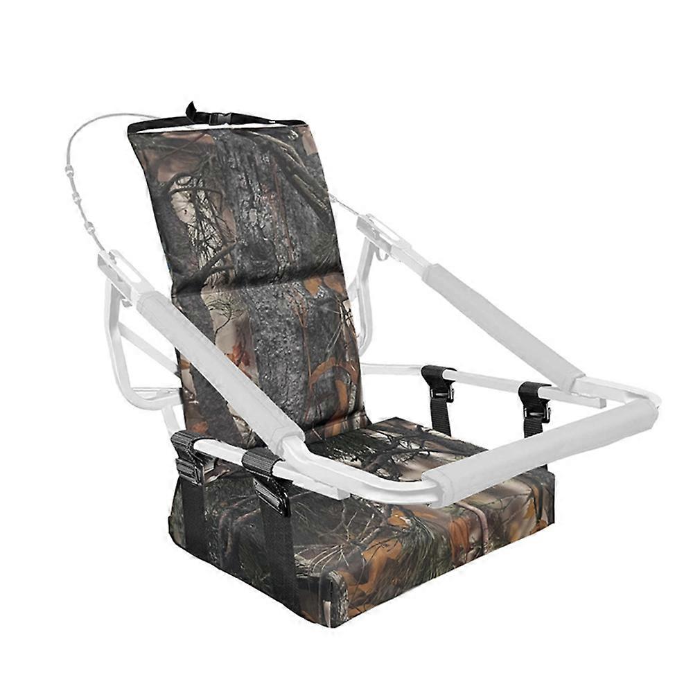 Outdoor Tactical Camouflage Seating Cushion Hunting Chair Pad Leaf Pattern Comfortable Lightweight Waterproof Adjustable Durabl