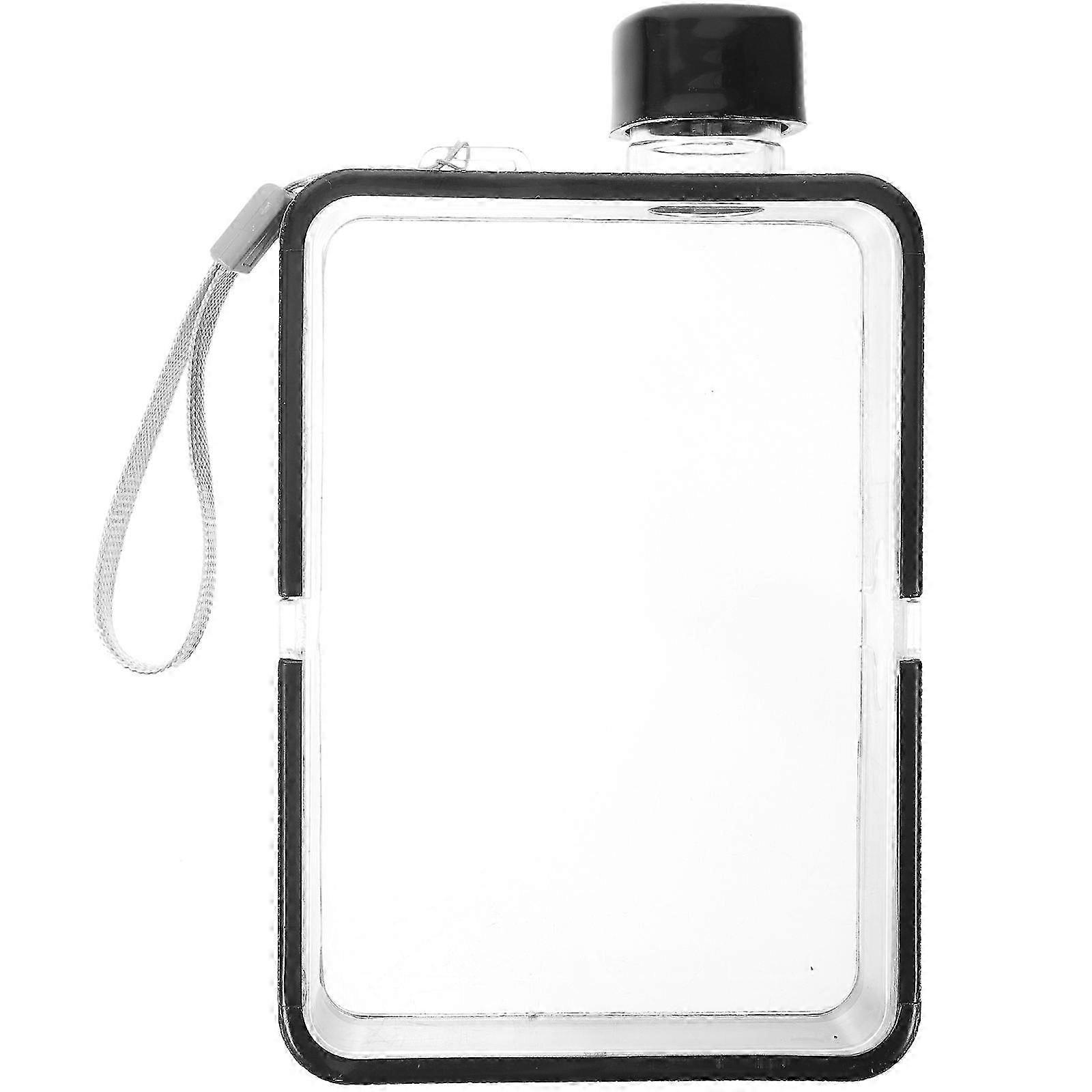 Platt Vattenkokare Återanvändbar Flaska Bärbar Drickskopp 18x11x3.5cm