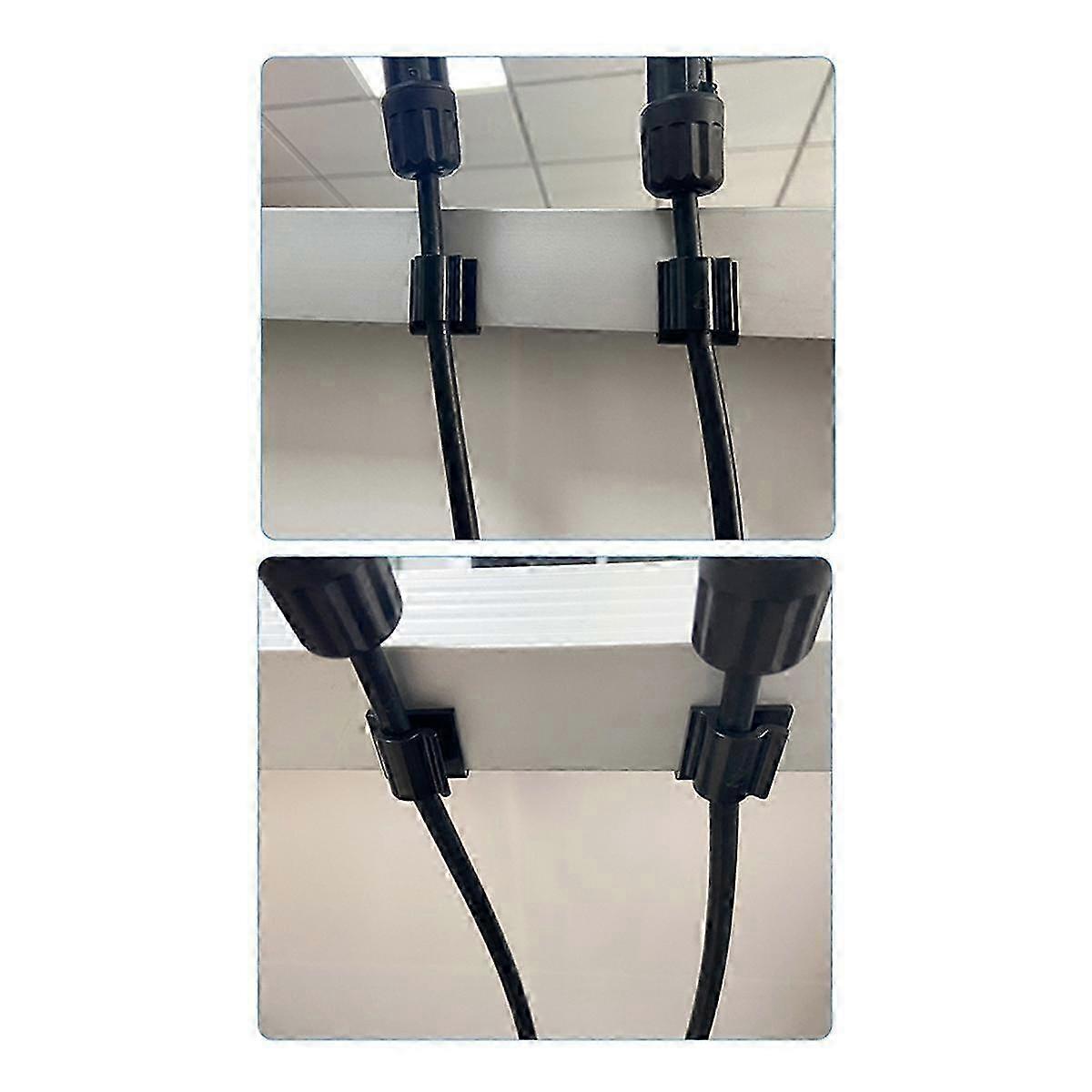 100PCS Solar Photovoltaic Panel Wire Clips Intersect PV Cable Clamp for Solar Frame Bracket