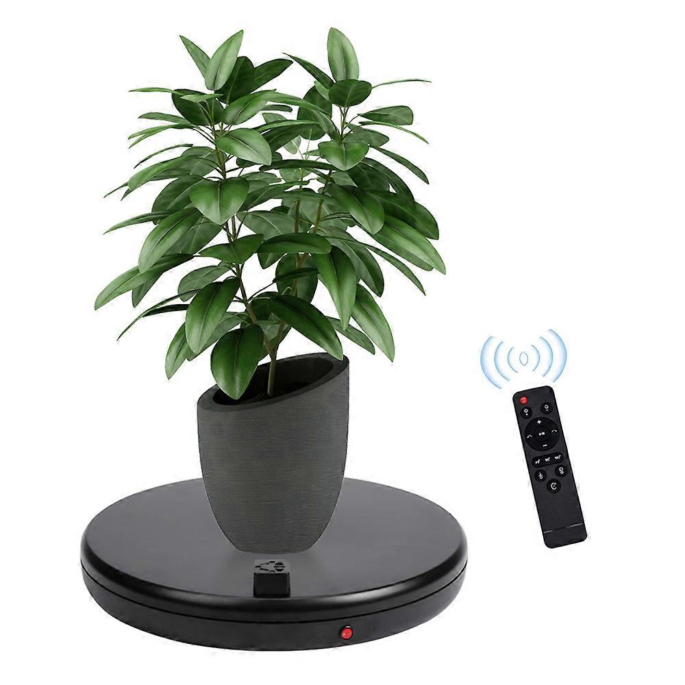 45CM Motorized Rotating Display Stand 100kg Load Black/White