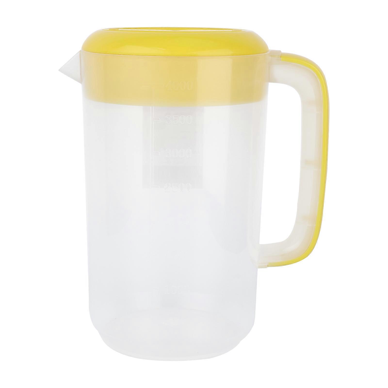 Cafe Water Pitcher Carafe, Sturdy Base with Measuring Guide, Convenient Cleaning