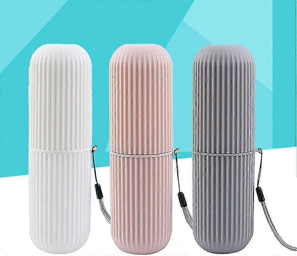 3 Pack Portable Dustproof Toothbrush Travel Case--
