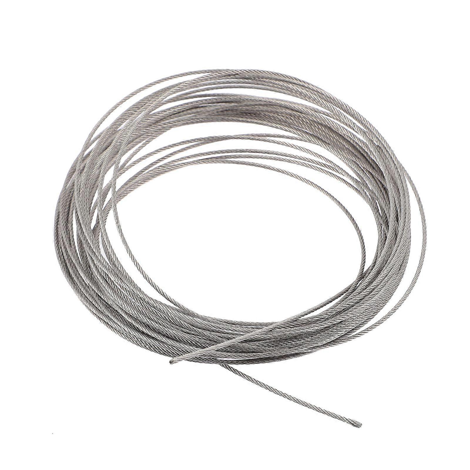 Stainless Wire Rope Braided Wire Rope Cable for Railing Hanging Clothes 10M