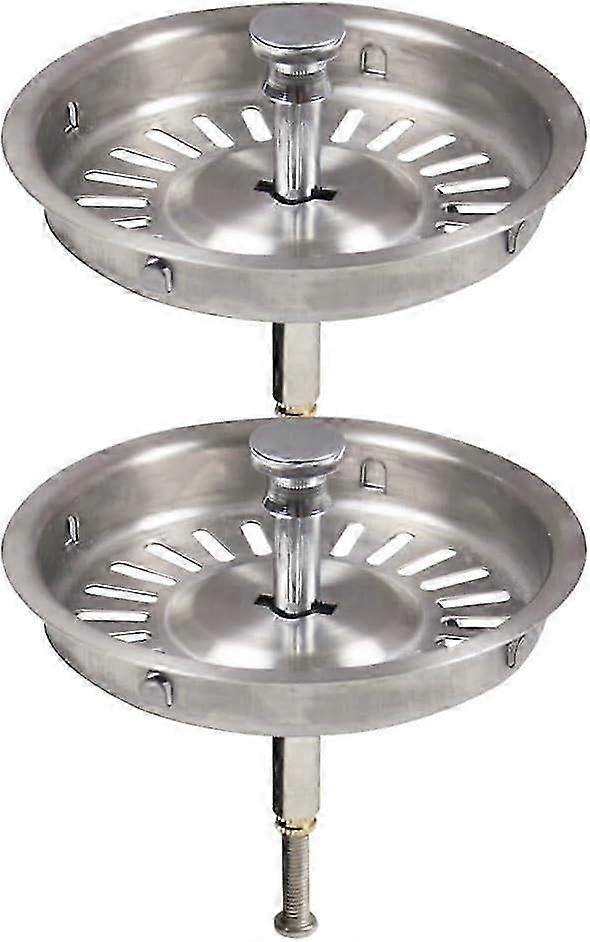 Qs229c002*2-U 92mm Old Sink Drain Plug 2 Pack, 9.2cm