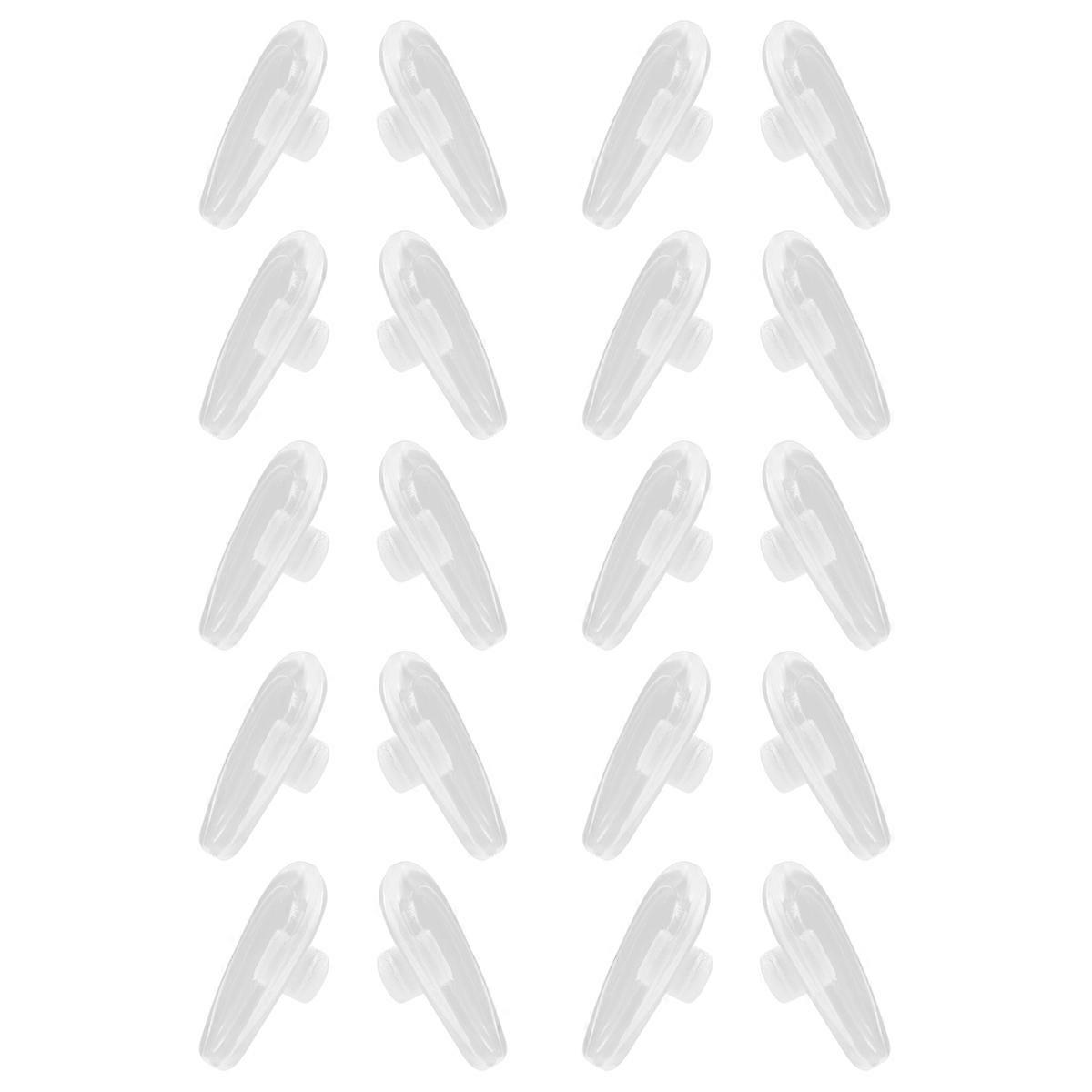 Silicone Eyeglass Nose Pads, Ergonomic Shape for Optimal Comfort, Use
