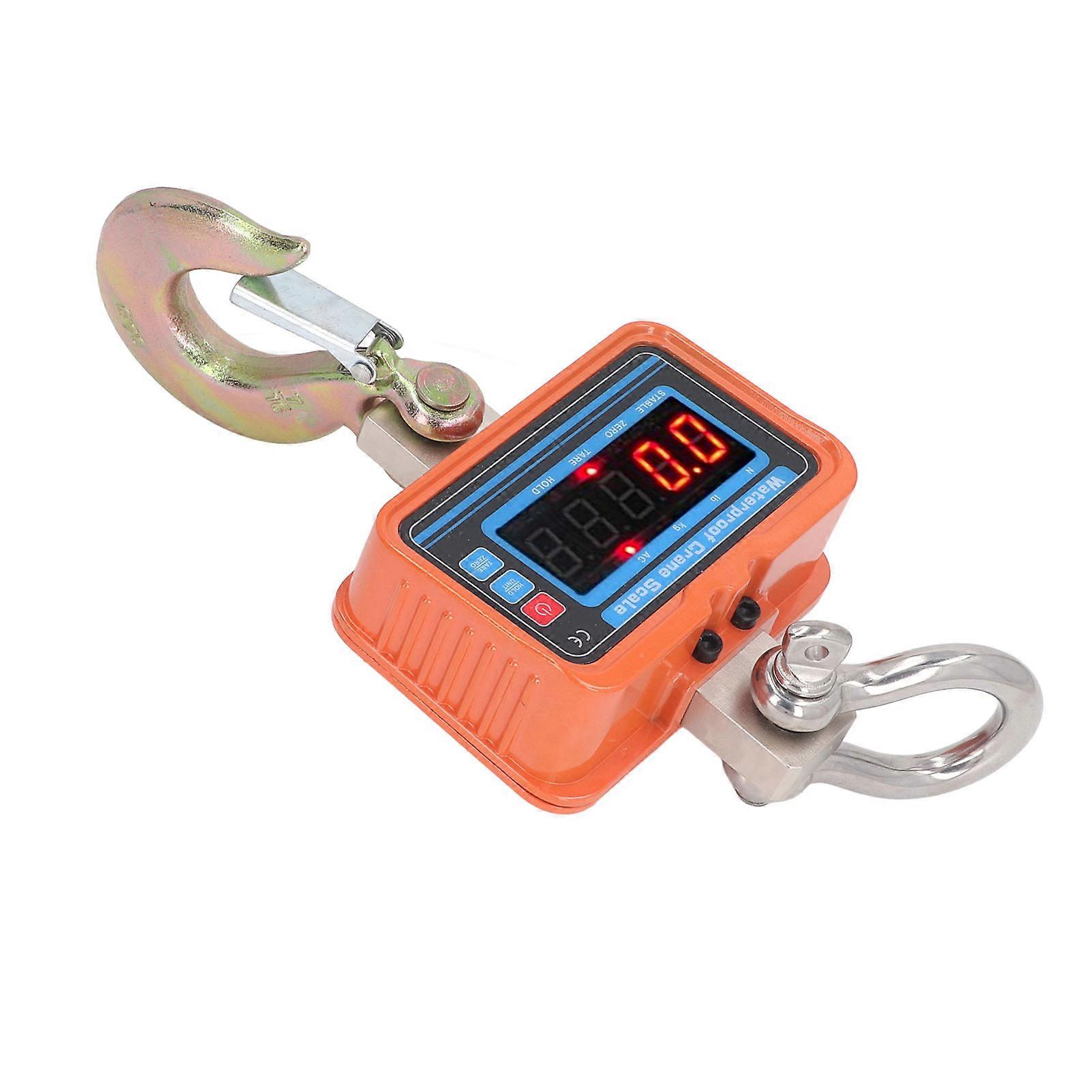 Digital Crane Scale 3000KG 6600LB LED Display High Accuracy Industrial Hanging Scale with Wireless Remote