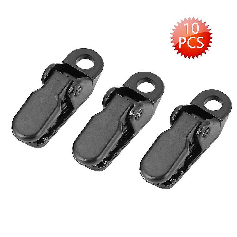 10 Pcs Camping Awning Clamps Kit, Tarp Clips, Snap Hangers, Tightening Tool