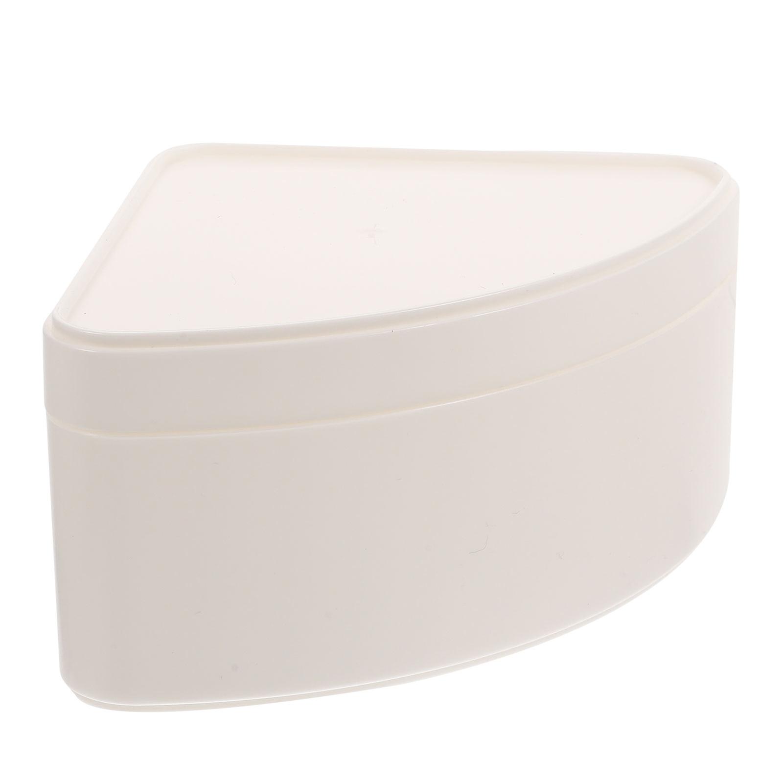 Storage Boxes Desktop Sundries Home Use White 13.5X13.5X8CM Organizing 2Pack
