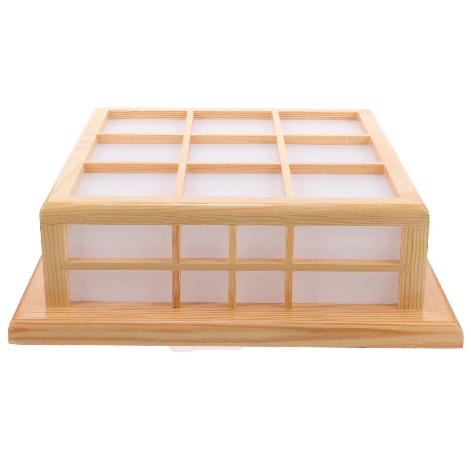 Here's a polished and professional product description based on your input:
**Japanese Style Wooden Ceiling Lamp – Artistic Pendant Light for
