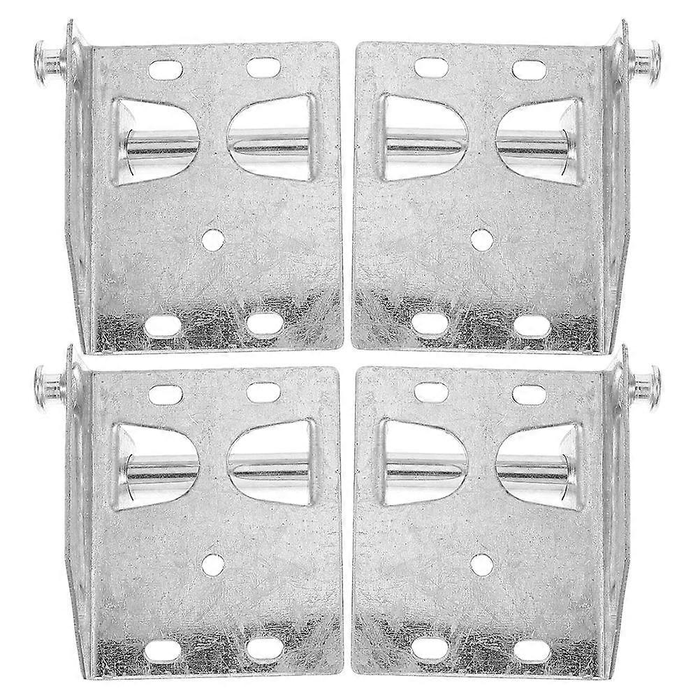 Garage Door Bottom Lifting Brackets Iron Heavy Duty Support For Residential Garage Maintenance 9.40X8.50X6.00CM 2Pairs
