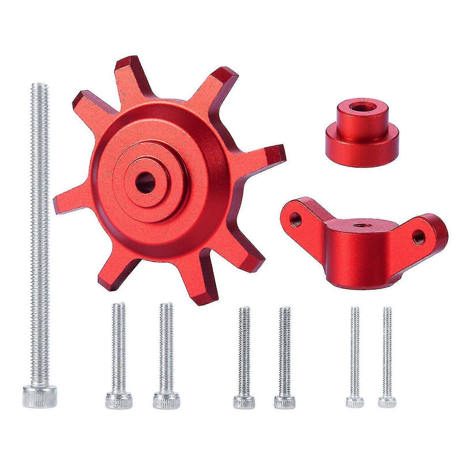 1,9"/2,2" Beadlock Rad Reifenwerkzeug für RC 1/10 Crawler Auto - Rot
