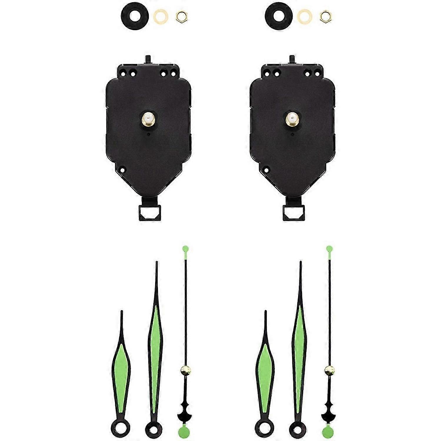 2 Set Quartz Clock Movement Kit Replacement Parts C
