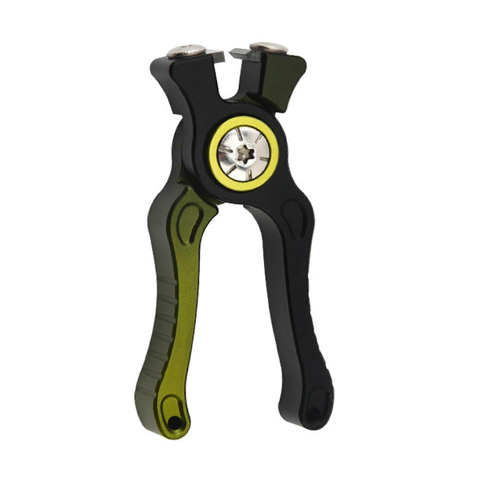 Outdoor Fishing Braids Line Scissors Pliers Non-Slip Bait Cutter Dark Green Black, Durable Fishing Gear for Anglers