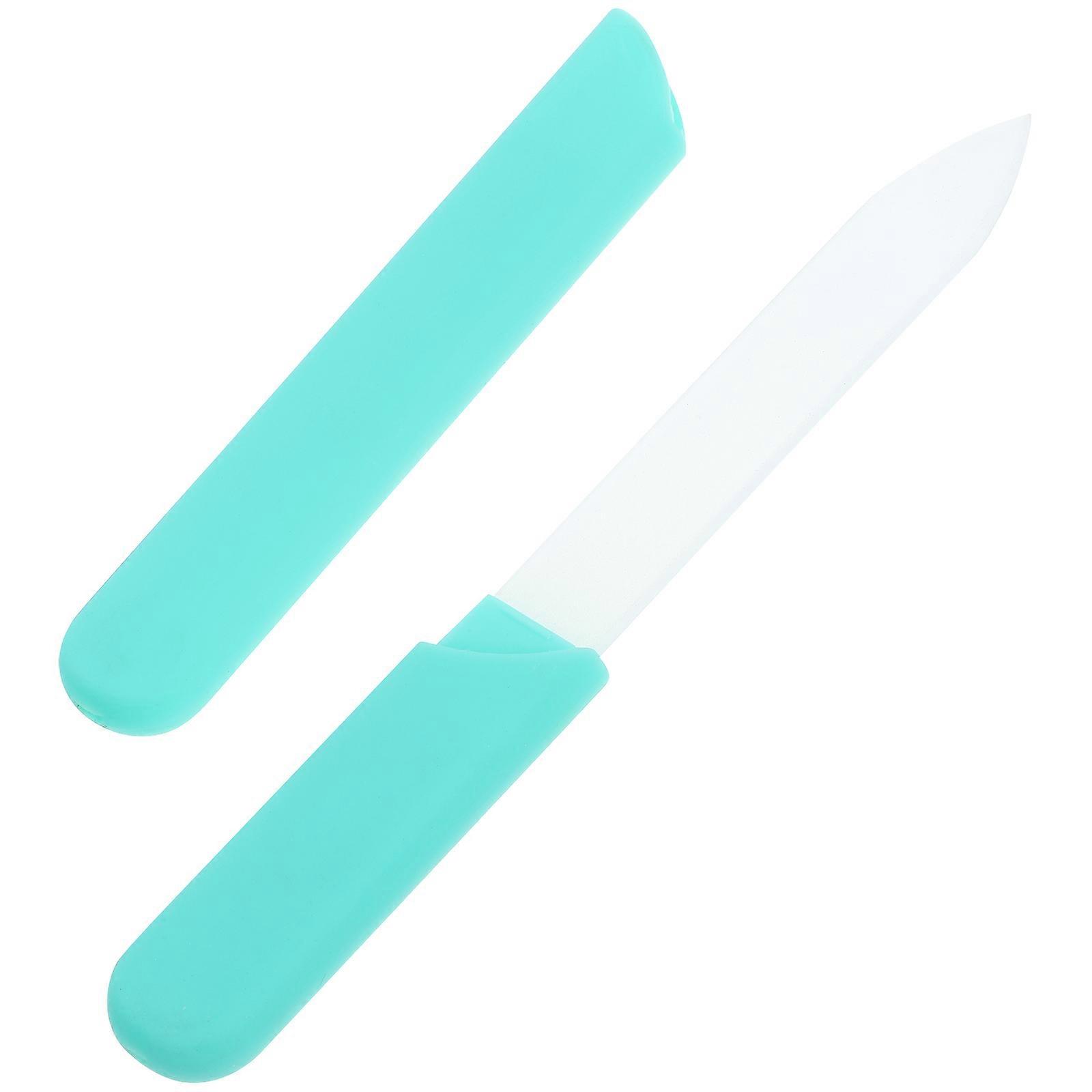 Manicure Sanding Strips Crystal Glass Nail Files Nail Trimming Home Use Slim 1Pack
