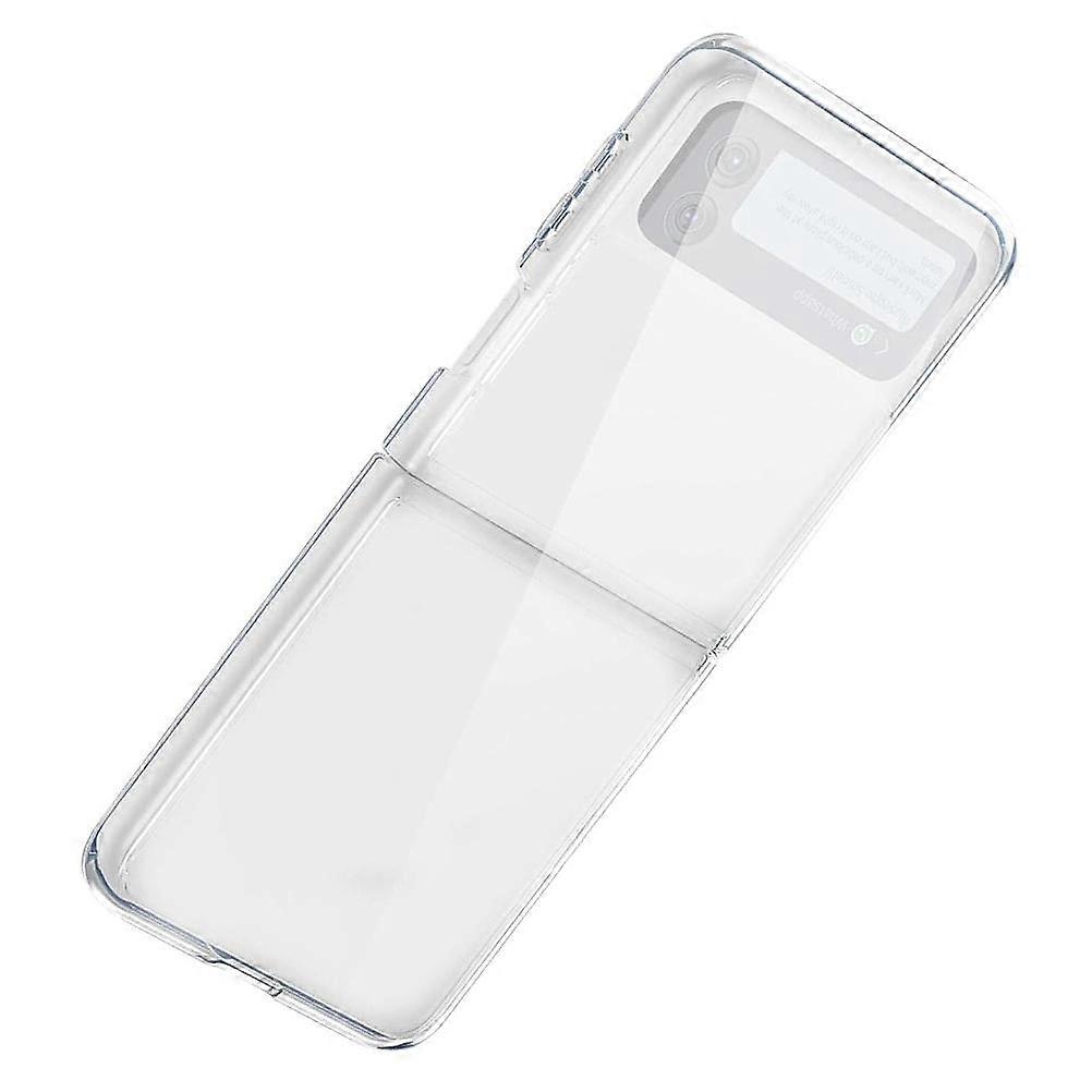 Anti Yellowing Case for Galaxy Z Flip 3 5G, Shockproof Transparent Cover with Military Grade Protection, Comfortable Design for Foldable Phone