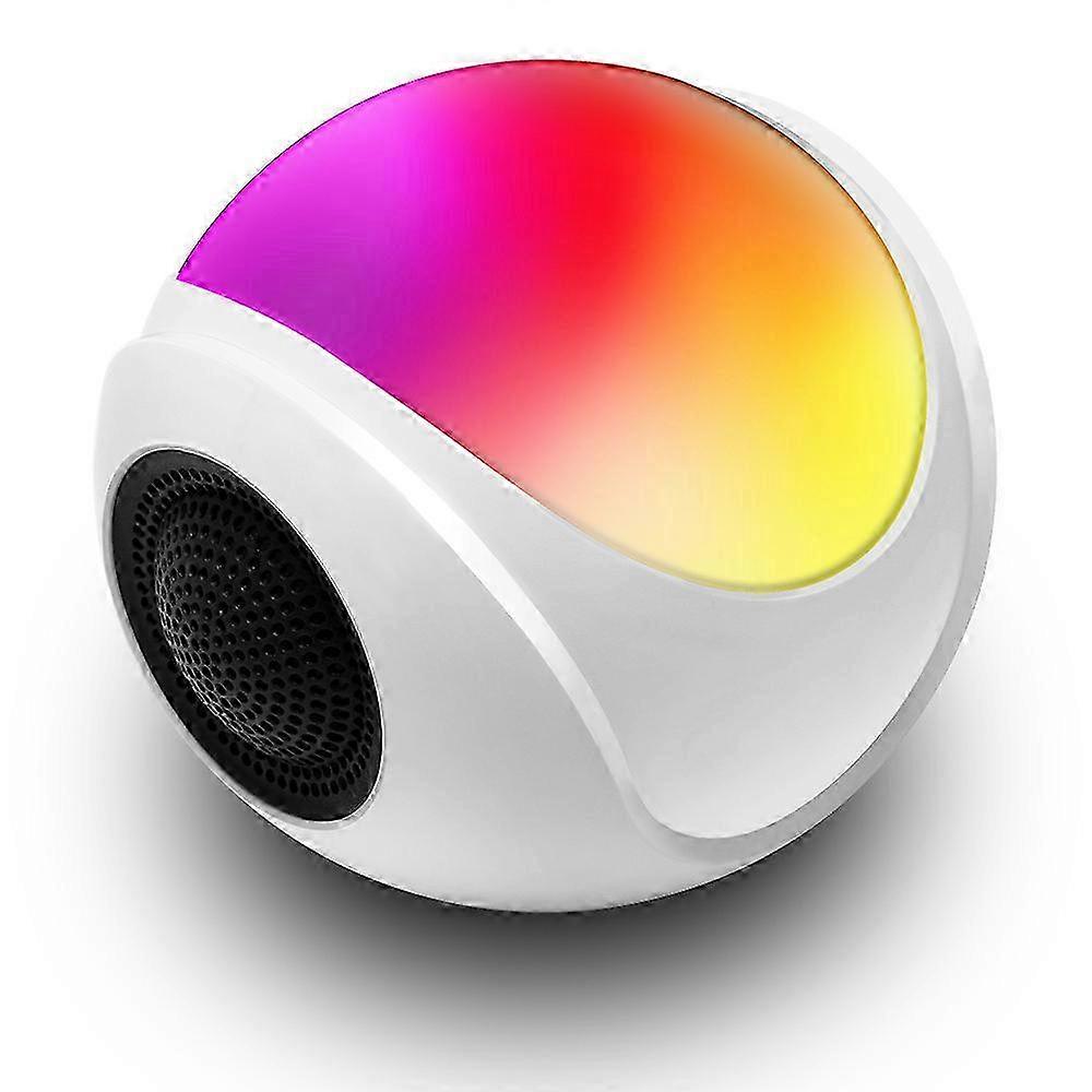 Creative Mini Bluetooth Speaker with Colorful RGB Light for Outdoor Use
