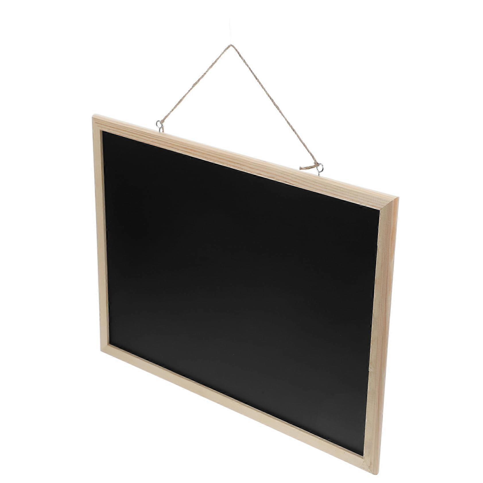Chalkboard for the wall, black wood chalkboard calendar, signboard, chalk wall.