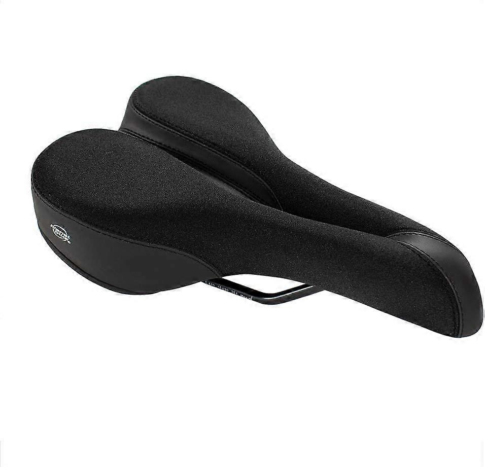 Classic and comfortable bicycle saddle with anatomical relief system for men