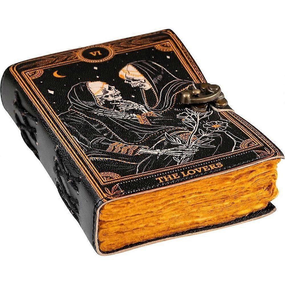 Hocus Pocus Handmade Book of Spells Book Of Shadows Leather Journal Deckle Edge