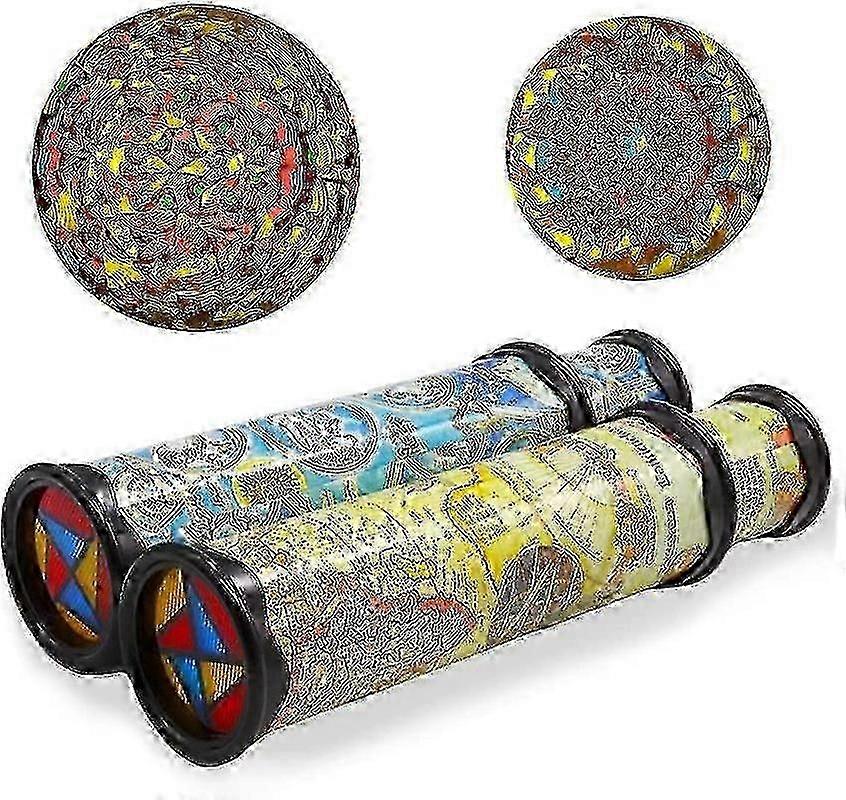 2 kpl Magic Kaleidoscope Classic -lelua, sisäänvedettävä pitkä (satunnainen väri)