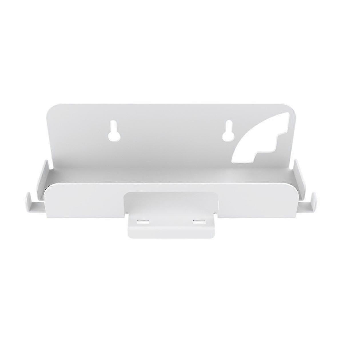 Universal Wall Mount and Console Wall Mount Storage Rack Bracket - White