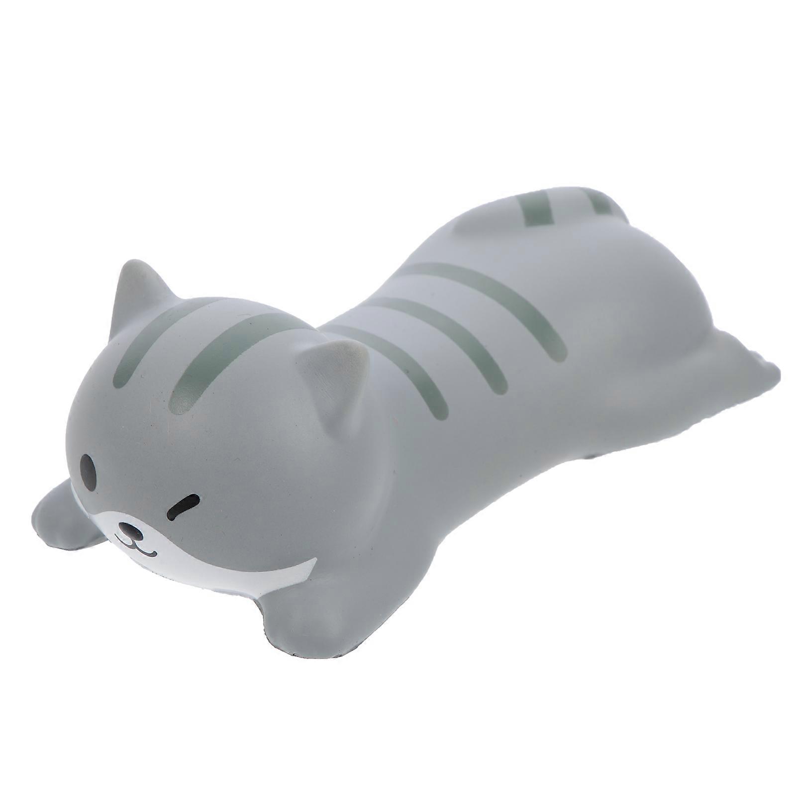 Cute Cartoon Cat Mouse Pad with Comfortable Wrist Support Cushion Soft Hand Rest Ergonomic Design for Office Desk Use