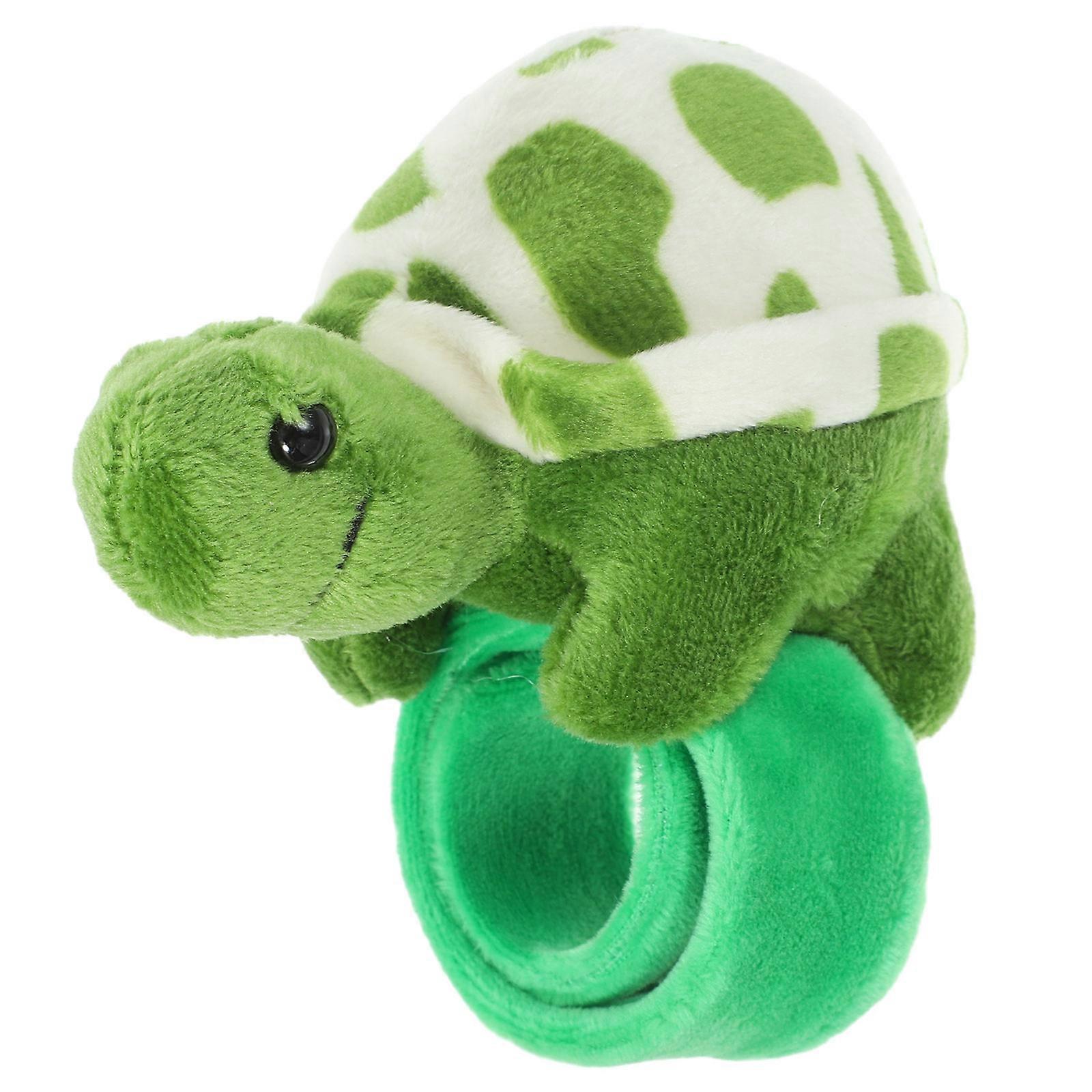 Stuffed Animal Slap Bracelet Turtle Shape Plush Material PP Cotton 1Set