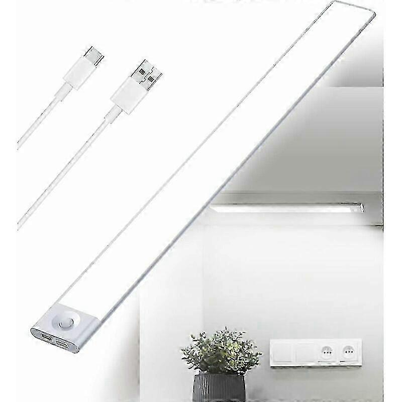 Usb Rechargeable Led Kitchen Under Cabinet Light, 2500mah 40cm Dimmable Motion Sensor Cupboard Light