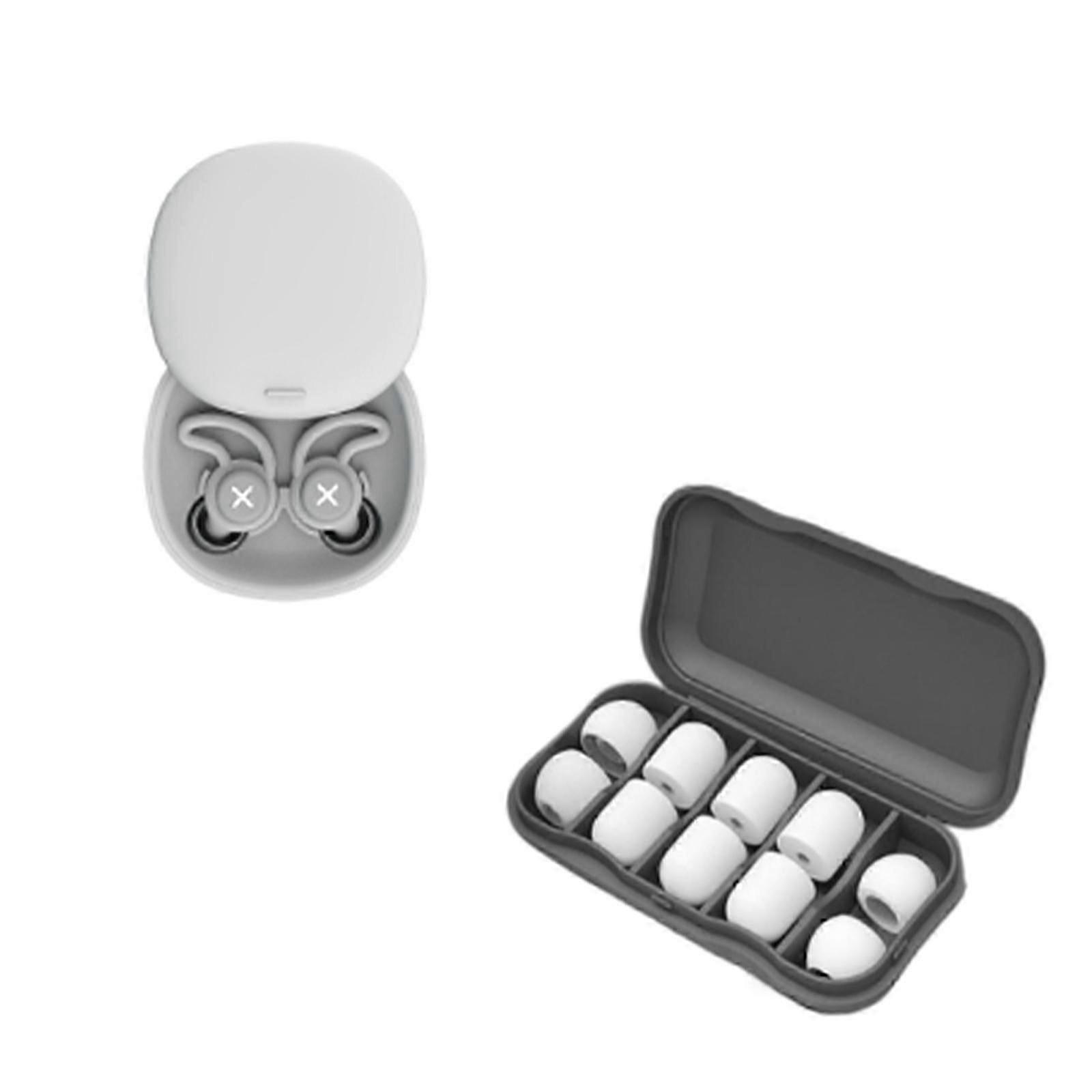 Earplugs for Sleep - Noise Cancelling EarPlugs - Washable & Reusable - Flexible Silicone - Ideal for Sleep, Study, Travel, Swim