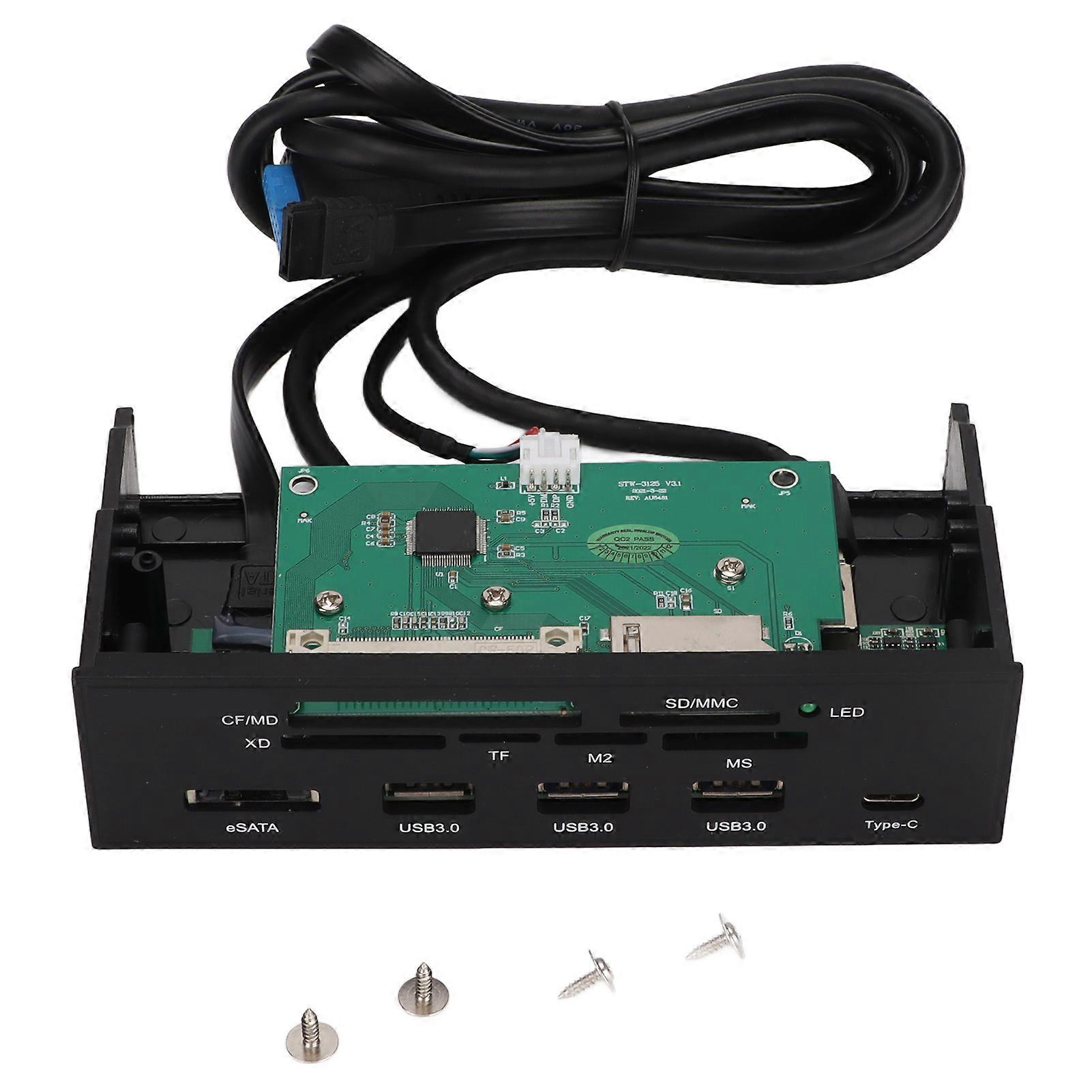 Powered USB Hub 5.25in Gute Leistung Voll ausgestattet 5 Gbit/s Bandbreite 11 Steckplätze Computerversorgung