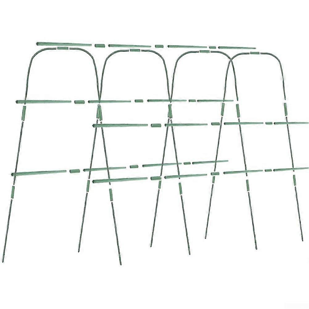 Greenhouse U-Shape Climbing Support for Raised Bed Garden Trellis for Vegetables and Flowers