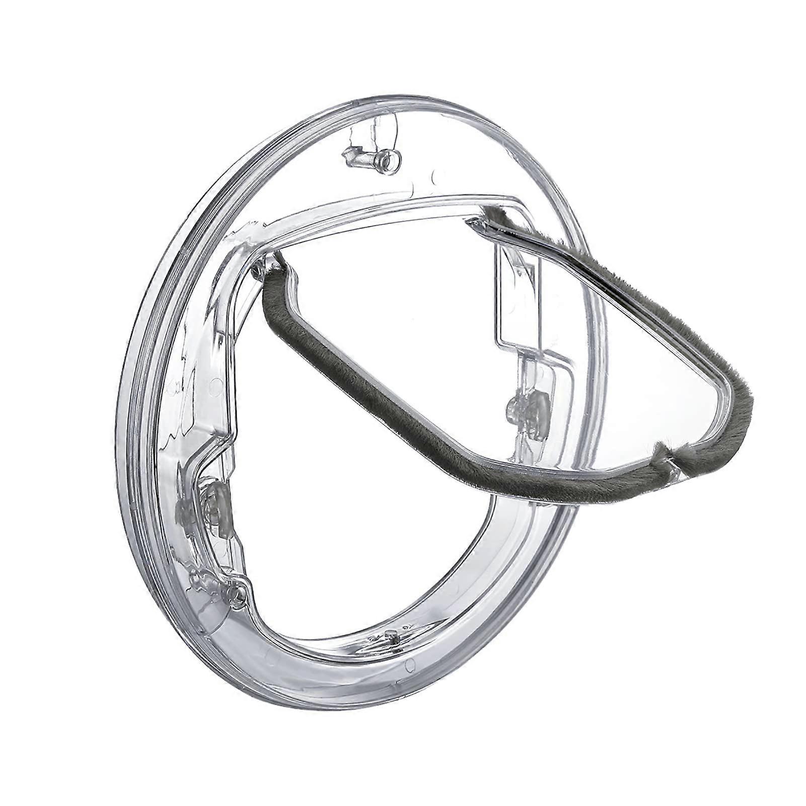 Cat Door, Transparent Cat Flap, Weatherproof Pet Door with 4Way Locking and Easy Install Cat Flap for Cats, Small Dogs.
