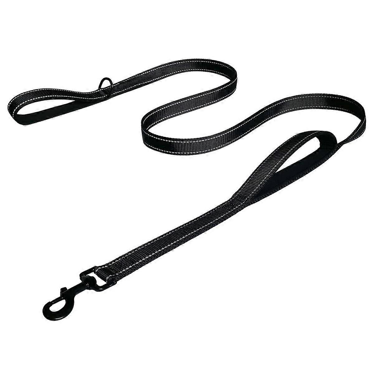 Reflective Dog Lead 6 ft, Traffic Padded with Handles, Double Handles for Training Control Grip Leads for Large or Medium Dogs Ref: 4333